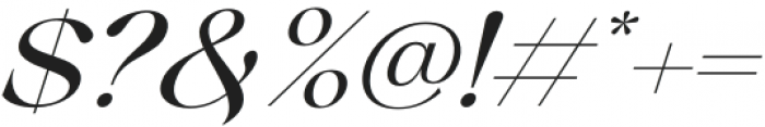 Collingar-Italic otf (400) Font OTHER CHARS