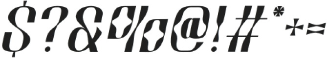 Collogue Semi Bold Italic otf (600) Font OTHER CHARS