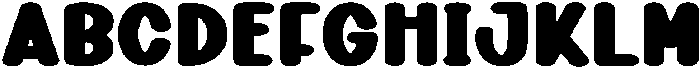 Color Bold Regular otf (700) Font UPPERCASE