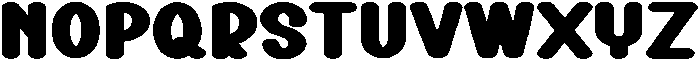Color Bold Regular otf (700) Font LOWERCASE