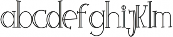 Colores Hollow Font Regular otf (400) Font LOWERCASE