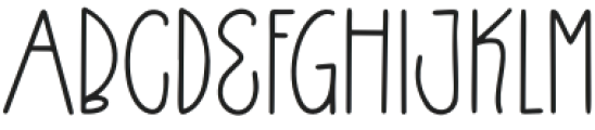 Colour Happy Regular otf (400) Font LOWERCASE