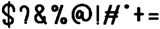 Colour Pencil Regular otf (400) Font OTHER CHARS