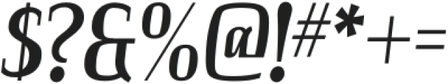 Colourbars Regular otf (400) Font OTHER CHARS