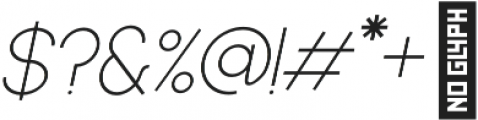 Colton Extra Light Italic otf (200) Font OTHER CHARS