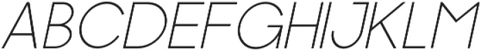 Colton Extra Light Italic otf (200) Font LOWERCASE