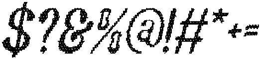 Coluber Disco Italic otf (400) Font OTHER CHARS