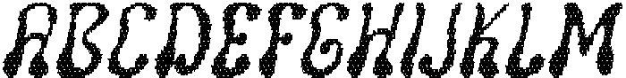 Coluber Disco Italic otf (400) Font UPPERCASE