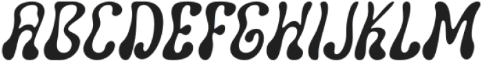 Coluber Italic otf (400) Font UPPERCASE