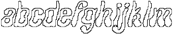 Coluber Pixel Outline otf (400) FONT