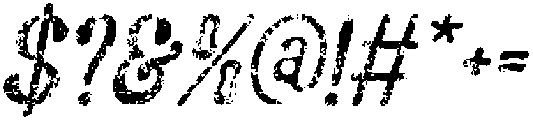 Coluber Stamp Italic otf (400) Font OTHER CHARS