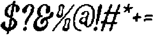 ColuberPixel-Regular otf (400) Font OTHER CHARS