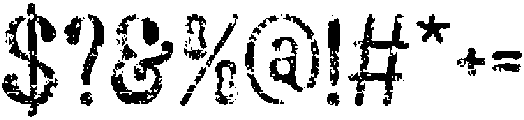 ColuberStamp-Regular otf (400) Font OTHER CHARS