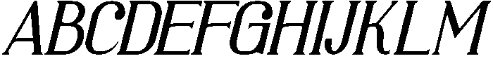 Colvane Italic otf (400) Font UPPERCASE