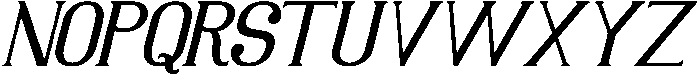 Colvane Italic otf (400) Font UPPERCASE