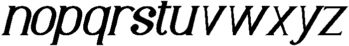 Colvane Italic otf (400) Font LOWERCASE