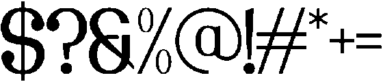 Colvane otf (400) Font OTHER CHARS