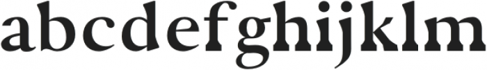 Comac regular otf (400) Font LOWERCASE