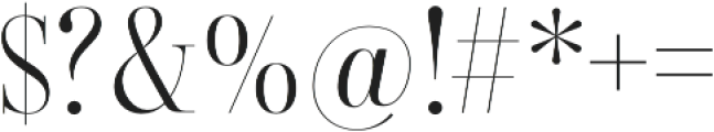Combinado Serif Light otf (300) Font OTHER CHARS