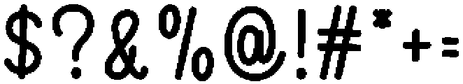 Comeback Regular otf (400) Font OTHER CHARS