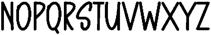Comeback Regular otf (400) Font LOWERCASE