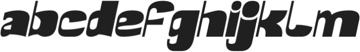 Comedy Central Italic otf (400) Font LOWERCASE