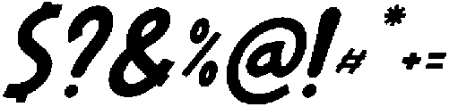 Comfy Quacky Italic otf (400) Font OTHER CHARS
