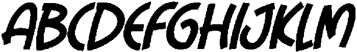 Comfy Quacky Italic otf (400) Font UPPERCASE