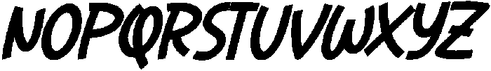Comfy Quacky Italic otf (400) Font UPPERCASE