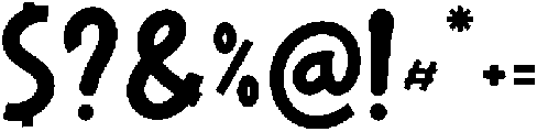 Comfy Quacky otf (400) Font OTHER CHARS