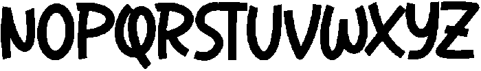 Comfy Quacky otf (400) Font UPPERCASE