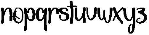 Comic Christmas Regular otf (400) Font LOWERCASE
