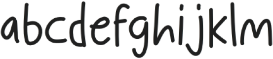 Comic Note Regular otf (400) Font LOWERCASE