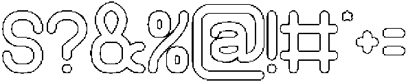 Comic Sons-Hollow otf (400) Font OTHER CHARS