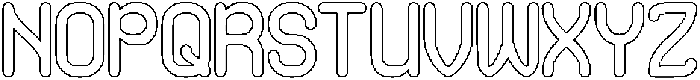 Comic Sons-Hollow otf (400) Font UPPERCASE