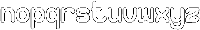 Comic Sons-Hollow otf (400) Font LOWERCASE