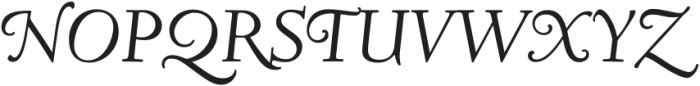 Companion Old Style Italic otf (400) Font UPPERCASE