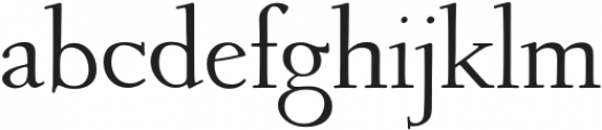 Companion Old Style Regular otf (400) Font LOWERCASE