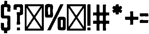 Compare Serif Roughen otf (400) Font OTHER CHARS