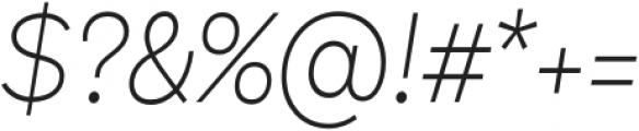 Compita Light Italic otf (300) Font OTHER CHARS