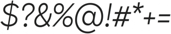 Compita Regular Italic otf (400) Font OTHER CHARS