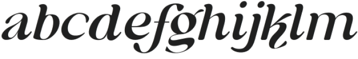 Compote Italic otf (400) Font LOWERCASE