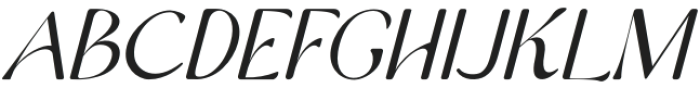 Compote Light Italic otf (300) Font UPPERCASE