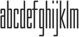 Compressed Jam Light ttf (300) Font LOWERCASE