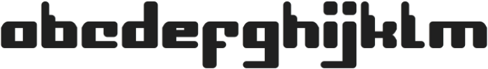 Computer Robot Bold otf (700) Font LOWERCASE