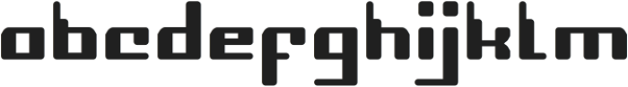 Computer Robot-Light otf (300) Font LOWERCASE