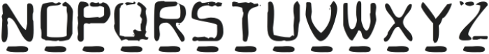 ComputerTypewriterSVGUnder otf (400) Font UPPERCASE