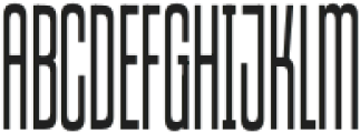 Comrevans Regular otf (400) Font UPPERCASE