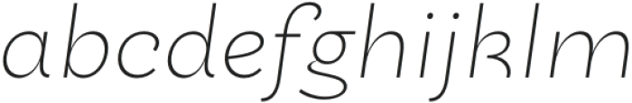 Conacher Extra Light Italic otf (200) Font LOWERCASE