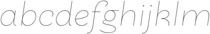 Conacher Italic Thin ttf (100) Font LOWERCASE